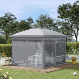 Outsunny Pop Up Gazebo Grey