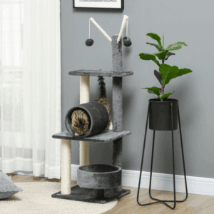 Pawhut 121cm Cat Tree Tower