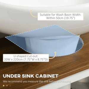 Kleankin Bathroom Sink Cabinet