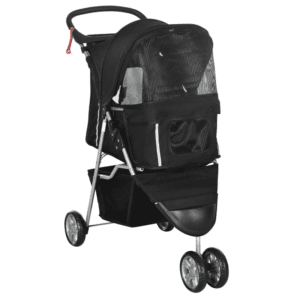 PawHut Pet Stroller Pushchair w/ 3 Wheels