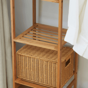 Homcom Bamboo Clothes Rail 6 Tier