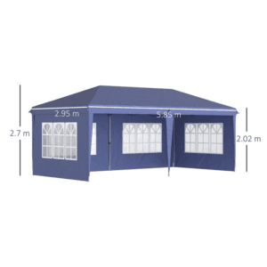 Outsunny Gazebo Marquee 3 x 6m
