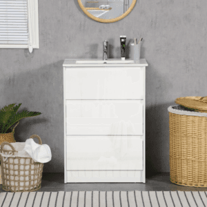 Kleankin Bathroom Vanity Unit White