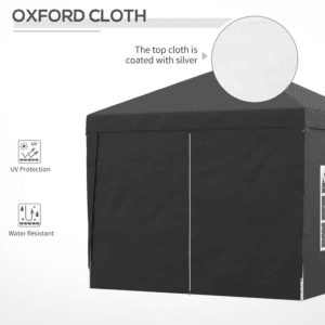 Outsunny Pop Up Gazebo Tent 3 x 3m