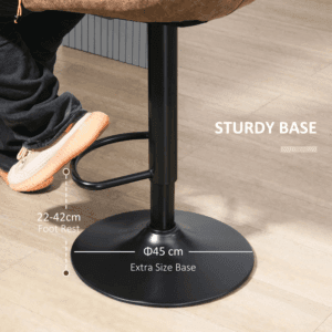 Homcom Retro Bar Stools Set of 2