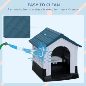 PawHut Dog Kennel Plastic Dog House