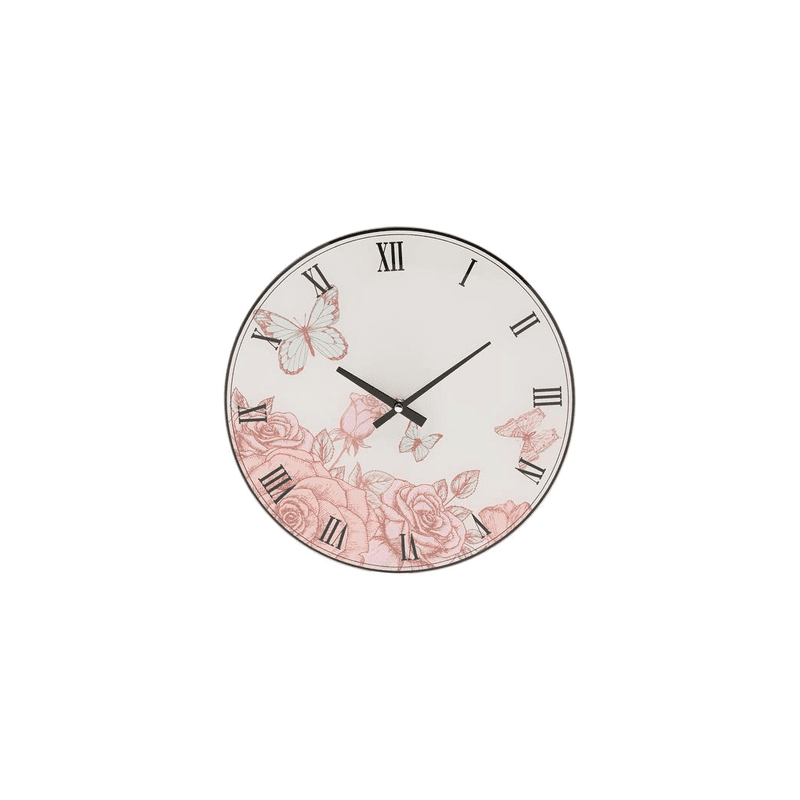 Widdop Butterfly Design Wall Clock 30cm Widdop Butterfly Design Wall Clock 30cm