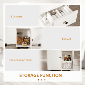 Homcom Folding Dining Table Drop Leaf