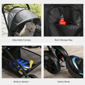 PawHut Pet Stroller Travel Carriage