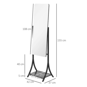 Homcom Freestanding Full Length Mirror
