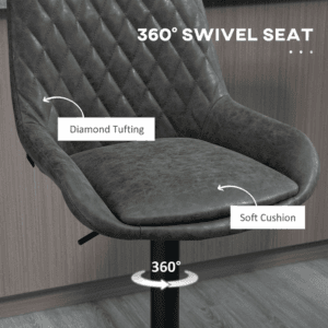 Homcom Bar Stools Set of 2 Adjustable