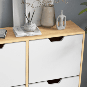 Homcom Shoe Storage Cabinet Flip Drawers