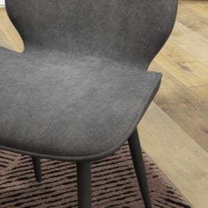 HOMCOM Dining Chairs Set of 2 Upholstered