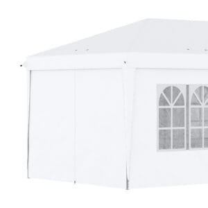Outsunny Pop Up Gazebo 3 x 6m Black