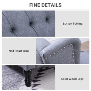 Homcom Reclining Chair w/ Footrest