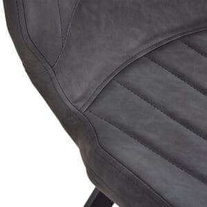 Homcom PU Leather Dining Chairs Set Of 2