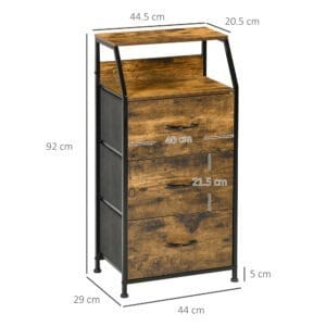 Homcom Storage Cabinet w/ Shelves
