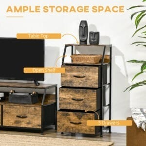 Homcom Storage Cabinet w/ Shelves