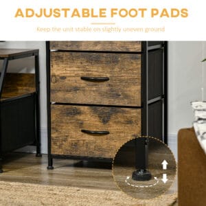 Homcom Storage Cabinet w/ Shelves