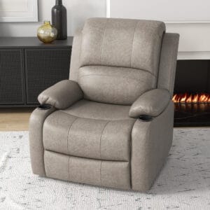 Homcom Recliner w/ Cup Holder