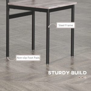 Homcom 5 Piece Dining Table & Chairs Set