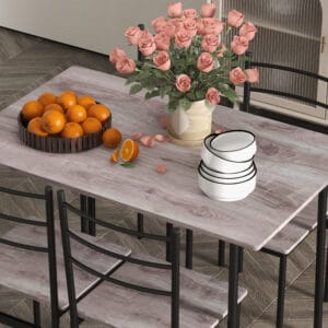 Homcom 5 Piece Dining Table & Chairs Set