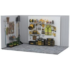 Outsunny Metal Garden Shed 6.5 x 3.5ft