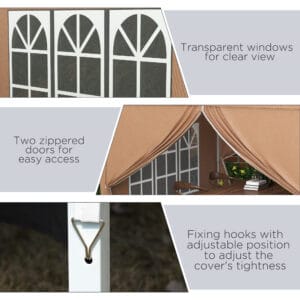 Outsunny Pop Up Gazebo Tent 3 x 3m