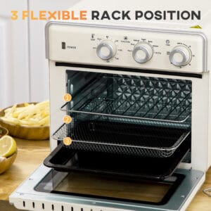 HOMCOM 7 in 1 Toaster Oven 4-Slice With 60-min Timer