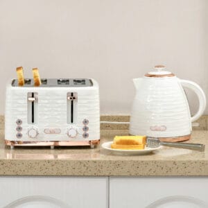 Homcom Kettle & Toaster Set 1.7L/4 Slice