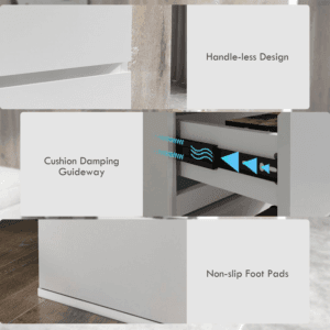 Homcom Chest of Drawers 4 Drawers