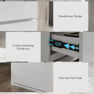 Homcom Chest of Drawers High Gloss