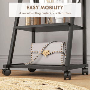 Homcom Full Length Mirror w/ 2 Shelves