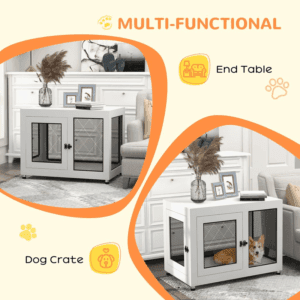PawHut Dog Kennel Furniture End Table