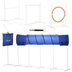 PawHut 6pc Dog Agility Equipment Set