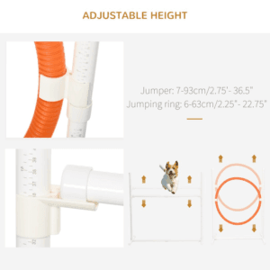 PawHut 6pc Dog Agility Equipment Set