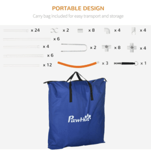 PawHut 6pc Dog Agility Equipment Set