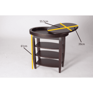 Greenhurst Swivel Top Side Table Mahogany