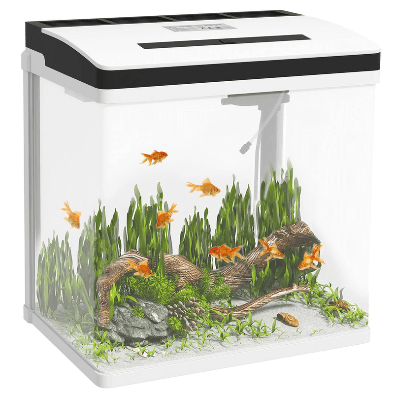 PawHut Aquarium 28L Glass Tank with Filter PawHut Aquarium 28L Glass Tank with Filter