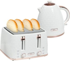 Homcom Kettle & Toaster Set 1.7L/4 Slice