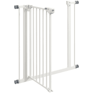 PawHut Safety Gate w/ 1 Extension White