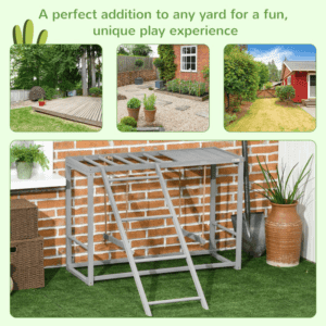 PawHut Chicken Coop Activity Play