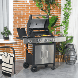 Outsunny Deluxe Gas Barbecue Grill