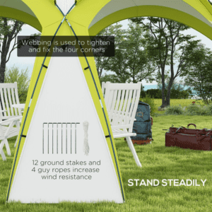 Outsunny Gazebo Event Shelter Green