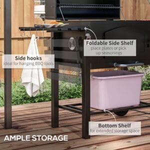 Outsunny Charcoal BBQ Grill