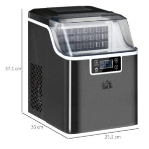 Homcom Ice Maker w/ Adjustable Cube Size