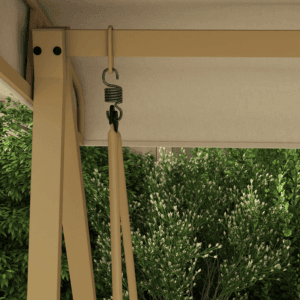 Outsunny 3 Seater Swing Chair w/ Canopy