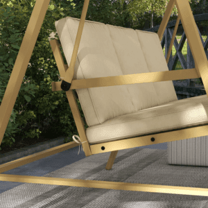 Outsunny 3 Seater Swing Chair w/ Canopy