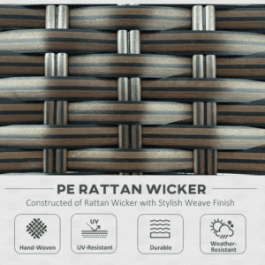 Outsunny 7pc Furniture Set Rattan Outsunny 7pc Furniture Set Rattan