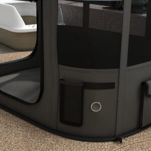 PawHut Dog/Cat Pen Portable Grey